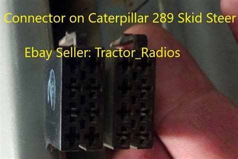 caterpillar skid steer radio|cat radio replacement parts.